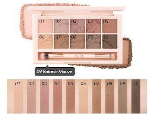 CLIO NI v ACpbg Pro Eye Palette #09 BOTANIC MAUVE  /RX/lC 