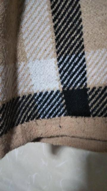 RAGEBLUE ユニセックスチェックニットプルオーバー ピンクベージュ Sサイズ レディース長袖ニット メンズ長袖セーター < 女性ファッション RAGEBLUE ユニセックスチェックニットプルオーバー ピンクベージュ Sサイズ レディース長袖ニット メンズ長袖セーター < 女性ファッションの