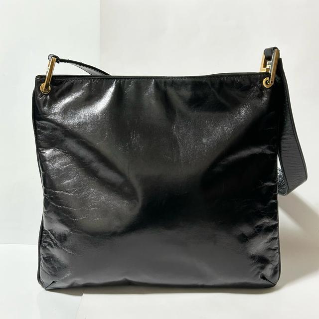 FENDI �t�F���f�B FF���� ���U�[ �V�����_�[ �o�b�O �u���b�N �S�[���h���� ���|�� ���΂� �� �u�����h�� 