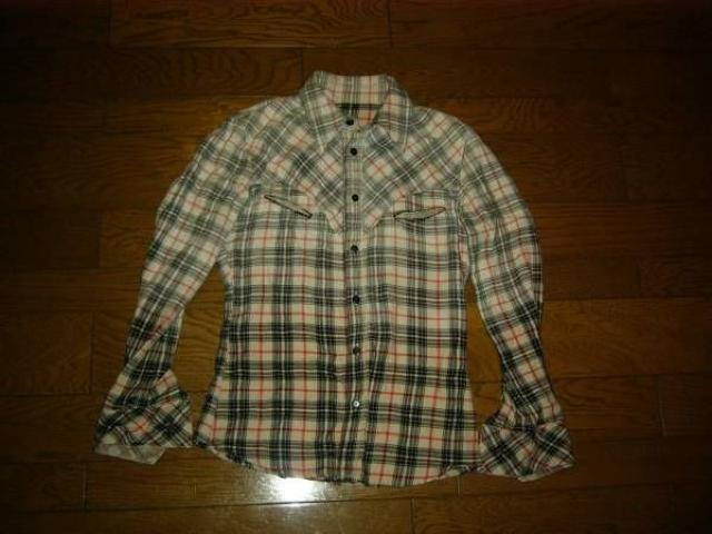 BACKLASHバックラッシュピッグレザーチェックシャツグラデ < 男性ファッション  BACKLASHバックラッシュピッグレザーチェックシャツグラデ  < 男性ファッションの