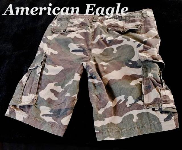 yAmerican EaglezAJC[O@Vintage J[SV[c 34/ʕ Camo