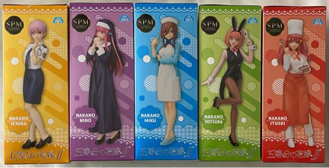 五等分の花嫁 スーパープレミアムフィギュア5体セット 中野一花ポリス ニ乃シスター 三玖ナース 四葉ディーラー 五月コック ver < アニメ/コミック/キャラクター  五等分の花嫁 スーパープレミアムフィギュア5体セット 中野一花ポリス ニ乃シスター 三玖ナース 四葉ディーラー 五月コック ver < アニメ/コミック/キャラクターの
