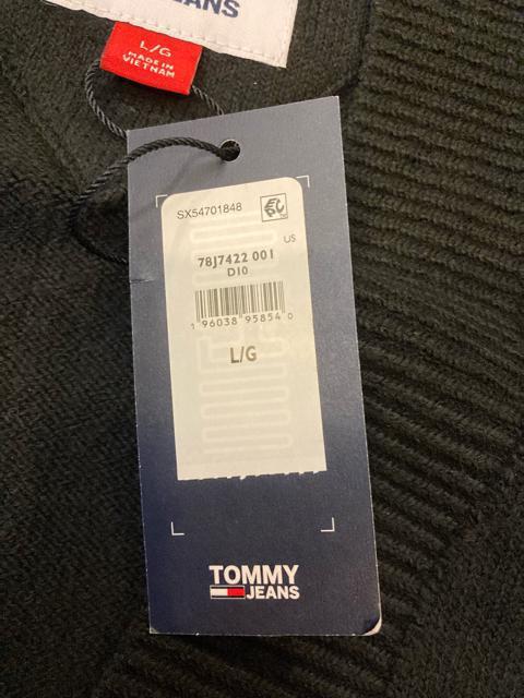TOMMY JEANS �J�[�f�B�K�� sizeL  ���� �{�[�_�[ �㎿  �g�~�[�q���t�B�K�[ �� �u�����h�� 