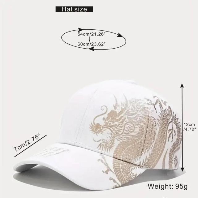 特別提供品690円★ドラゴン柄、通気性抜群、ユニセックスベースボールキャップ 黒 < 男性ファッション  特別提供品690円★ドラゴン柄、通気性抜群、ユニセックスベースボールキャップ 黒 < 男性ファッションの
