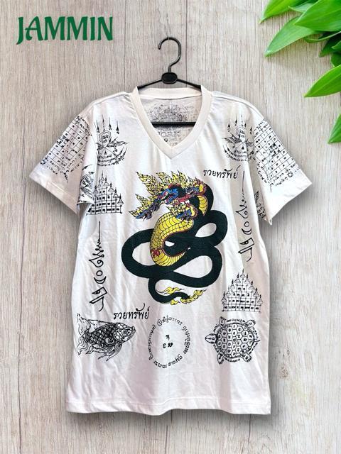 サクヤンTシャツ ナーガ 蛇神 サクヤン エスニック アジアン Mサイズ < 男性ファッション サクヤンTシャツ ナーガ 蛇神 サクヤン エスニック アジアン Mサイズ < 男性ファッションの