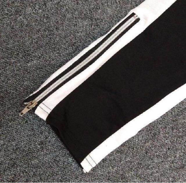 サイズL ヘムジッパー付きジョガーパンツ < 男性ファッション サイズL ヘムジッパー付きジョガーパンツ < 男性ファッションの