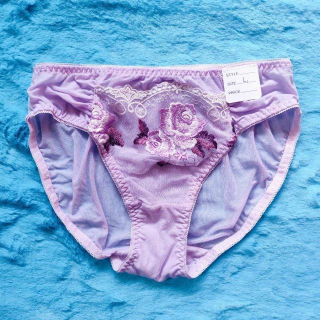 。。エロカワ。。。豪華刺繍レース&ストレッチメッシュパンティー。。。ショーツ。。。パープル。。 < 女性ファッション  。。エロカワ。。。豪華刺繍レース&ストレッチメッシュパンティー。。。ショーツ。。。パープル。。  < 女性ファッションの