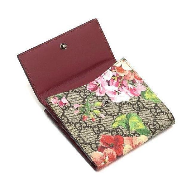 ◆ 本物 美品 ◆ GUCCI グッチ GGブルームス Wホック財布 フラワー コンパクト 2つ折り 袋 箱 人気 410071 < ブランド  ◆ 本物 美品 ◆ GUCCI グッチ GGブルームス Wホック財布 フラワー コンパクト 2つ折り 袋 箱 人気 410071 < ブランドの
