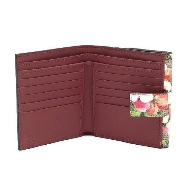 ◆ 本物 美品 ◆ GUCCI グッチ GGブルームス Wホック財布 フラワー コンパクト 2つ折り 袋 箱 人気 410071 < ブランド  ◆ 本物 美品 ◆ GUCCI グッチ GGブルームス Wホック財布 フラワー コンパクト 2つ折り 袋 箱 人気 410071 < ブランドの