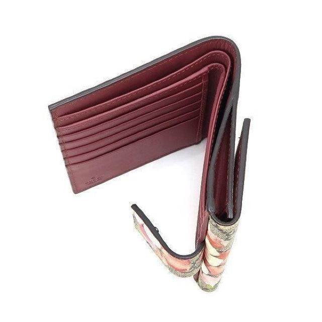 ◆ 本物 美品 ◆ GUCCI グッチ GGブルームス Wホック財布 フラワー コンパクト 2つ折り 袋 箱 人気 410071 < ブランド  ◆ 本物 美品 ◆ GUCCI グッチ GGブルームス Wホック財布 フラワー コンパクト 2つ折り 袋 箱 人気 410071 < ブランドの