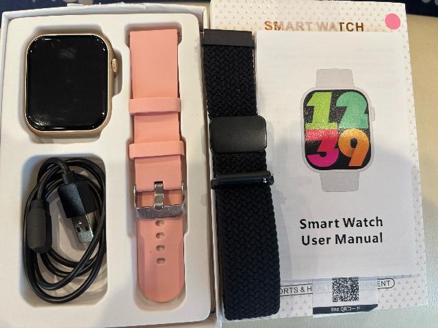 【使用3ヶ月】スマートウォッチ 本体+交換ベルト2種セット < 家電/AV 【使用3ヶ月】スマートウォッチ 本体+交換ベルト2種セット < 家電/AVの