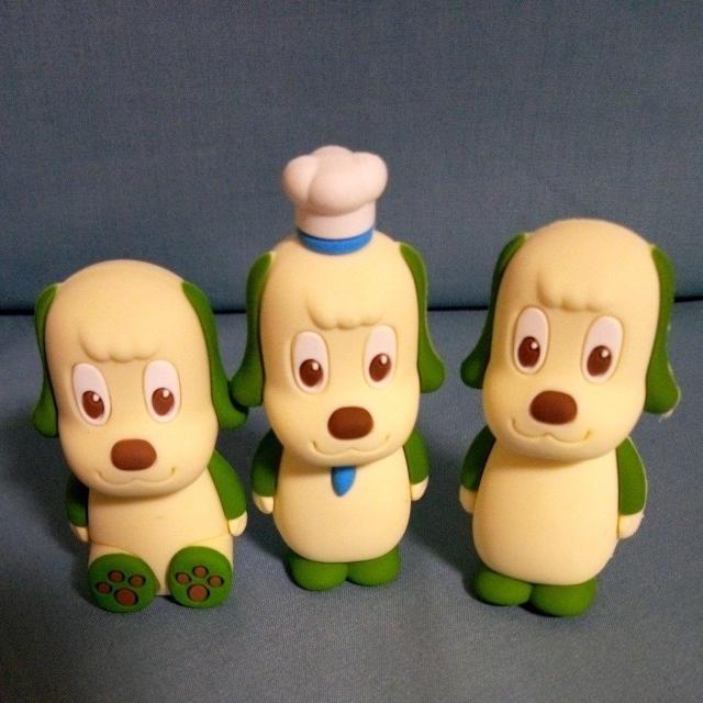 ソフビ人形 わんわん3体 < おもちゃ ソフビ人形 わんわん3体 < おもちゃの