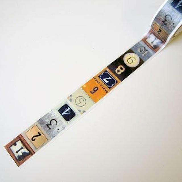 CAFE BON VOYAGE オリジナルマスキングテープ WALK EUROPE /番地表示 < インテリア/ライフ CAFE BON VOYAGE オリジナルマスキングテープ WALK EUROPE /番地表示 < インテリア/ライフの