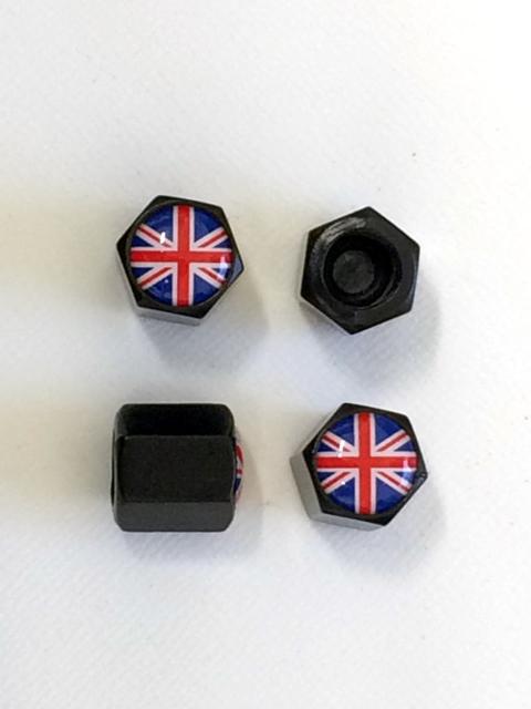 国旗柄 汎用 エアバルブ キャップ イギリス キーホルダー付 < 自動車/バイク 国旗柄 汎用 エアバルブ キャップ イギリス キーホルダー付 < 自動車/バイク
