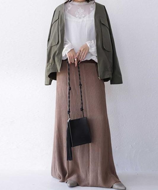 *antiqua*ニット ロングスカート < ブランド *antiqua*ニット ロングスカート < ブランドの