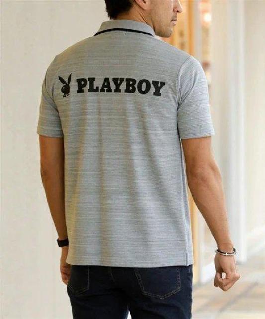 3Lサイズ高貴品格!紳士的!ブランド品!PLAYBOY!しっかり素材!半袖ポロシャツ!新品タグ付き! < 男性ファッション  3Lサイズ高貴品格!紳士的!ブランド品!PLAYBOY!しっかり素材!半袖ポロシャツ!新品タグ付き! < 男性ファッションの