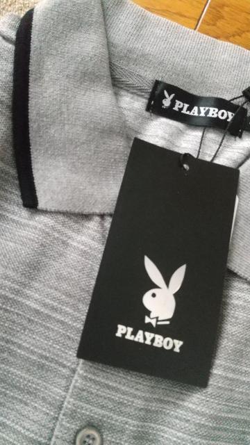 3Lサイズ高貴品格!紳士的!ブランド品!PLAYBOY!しっかり素材!半袖ポロシャツ!新品タグ付き! < 男性ファッション  3Lサイズ高貴品格!紳士的!ブランド品!PLAYBOY!しっかり素材!半袖ポロシャツ!新品タグ付き! < 男性ファッションの