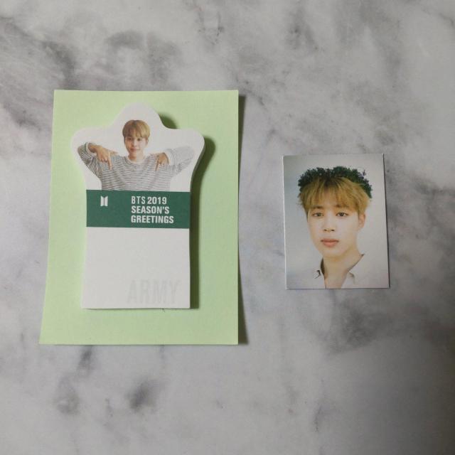 【公式商品】2点★ジミン★BTS 2019 SEASON'S GREETINGS < タレントグッズ  【公式商品】2点★ジミン★BTS 2019 SEASON'S GREETINGS < タレントグッズの