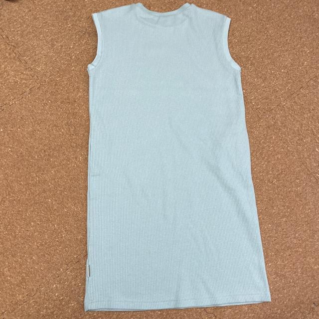 新品タグ付き160ノースリーブワンピース ミントカラー@ < キッズ/ベビー  新品タグ付き160ノースリーブワンピース ミントカラー@ < キッズ/ベビーの