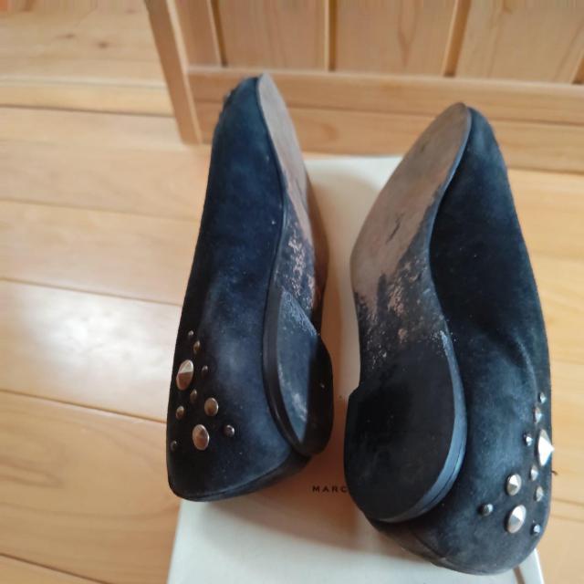 マークジェイコブス♪MARC JACOBS♪パンプス♪サイズ371/2♪大丸神戸店にて購入♪山羊革♪スウェードブラック♪ < ブランド  マークジェイコブス♪MARC JACOBS♪パンプス♪サイズ371/2♪大丸神戸店にて購入♪山羊革♪スウェードブラック♪ < ブランドの