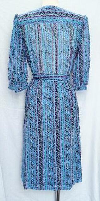 【未使用/タグ付き】KENZO WATANABE  ケンゾウ ワタナベ◆綿100% ワンピース ヴィンテージ レトロ/ブルー系 < 女性ファッション  【未使用/タグ付き】KENZO WATANABE  ケンゾウ ワタナベ◆綿100% ワンピース ヴィンテージ レトロ/ブルー系 < 女性ファッションの