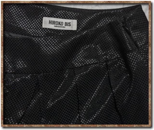 ヒロコビス ドット柄スカート 黒 < ブランド ヒロコビス ドット柄スカート 黒 < ブランドの