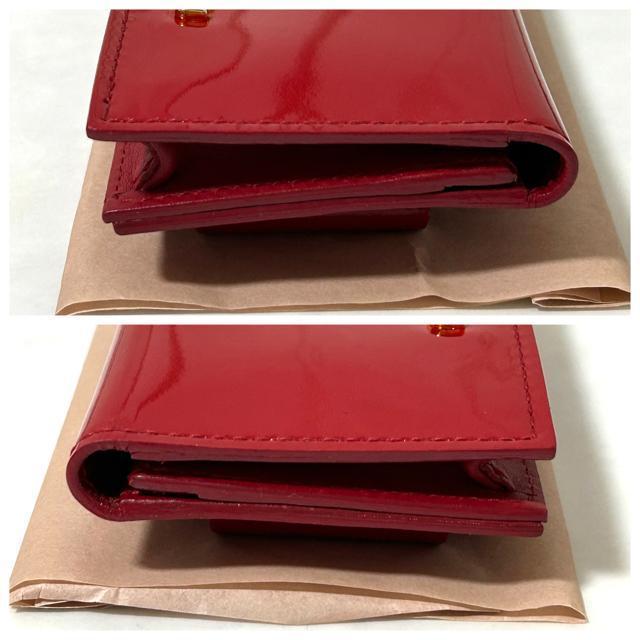 美品 miumiu ミュウミュウ エナメル リボン カードケース 名刺入れ < ブランド 美品 miumiu ミュウミュウ エナメル リボン カードケース 名刺入れ < ブランドの