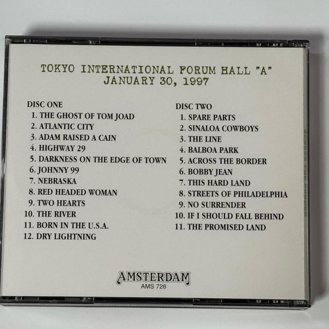 BRUCE SPRINGSTEEN / ACROSS THE BORDER  CD/DVD/rfI 