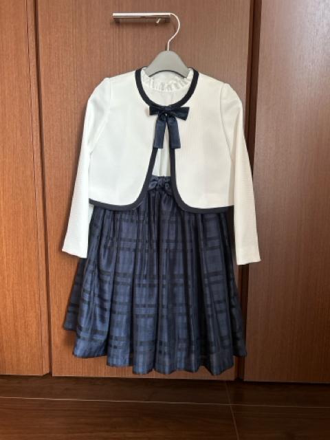 女の子 セレモニースーツ ワンピース ボレロ 他 セット 120センチ < キッズ/ベビー 女の子 セレモニースーツ ワンピース ボレロ 他 セット 120センチ < キッズ/ベビーの