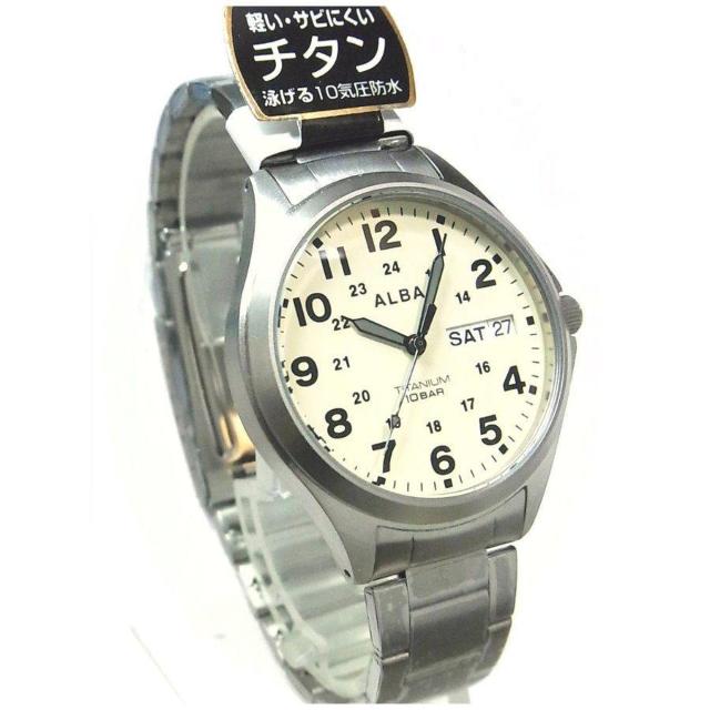 SEIKO ALBA 紳士 クォーツ AQPJ401 定価¥12,100-(税込) 新品 < 男性アクセサリー/時計 SEIKO ALBA 紳士 クォーツ AQPJ401 定価¥12,100-(税込) 新品 < 男性アクセサリー/時計の