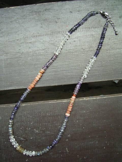 ☆即決☆*ハンドメイド*カラーストーンミックスネックレス < 女性アクセサリー/時計 ☆即決☆*ハンドメイド*カラーストーンミックスネックレス < 女性アクセサリー/時計の