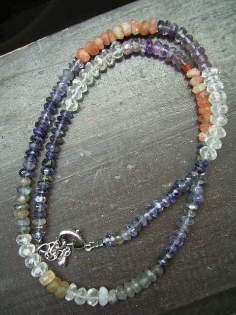 ☆即決☆*ハンドメイド*カラーストーンミックスネックレス < 女性アクセサリー/時計 ☆即決☆*ハンドメイド*カラーストーンミックスネックレス < 女性アクセサリー/時計の