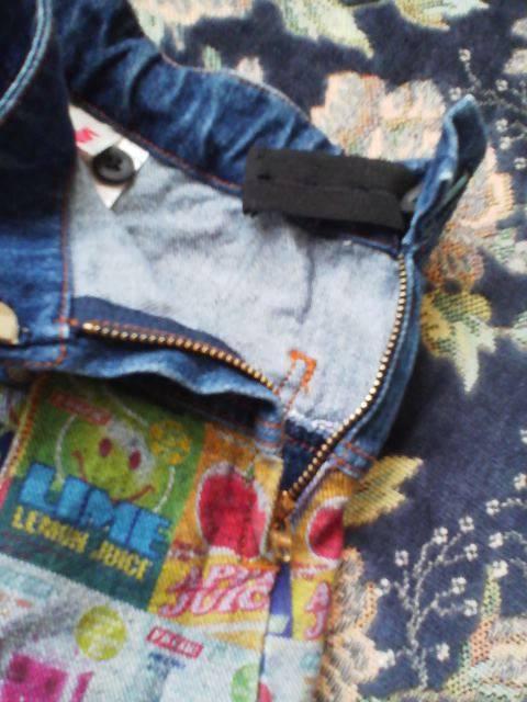 ☆美品☆ミニKドリンク柄デニムスカート☆110 < キッズ/ベビー ☆美品☆ミニKドリンク柄デニムスカート☆110 < キッズ/ベビーの