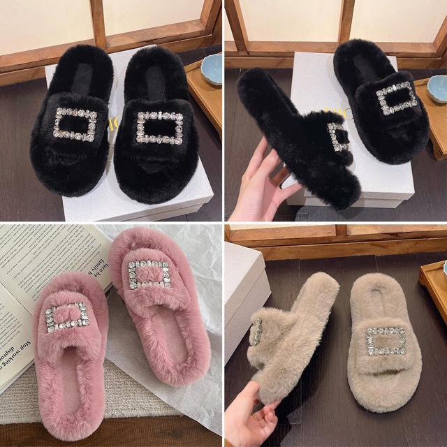 送料無料 新品 ファーサンダル レディースファースリッパ < 女性ファッション  送料無料 新品 ファーサンダル レディースファースリッパ < 女性ファッションの