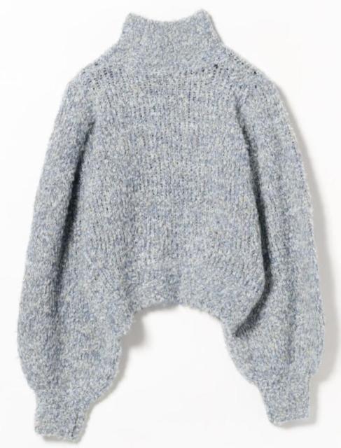 レディース ミックス ブークレー ハイネック ニット < 女性ファッション  レディース ミックス ブークレー ハイネック ニット < 女性ファッションの