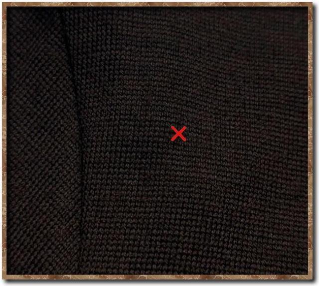 ニューヨーカー ウールニット 濃茶☆やや難 < ブランド ニューヨーカー ウールニット 濃茶☆やや難 < ブランドの