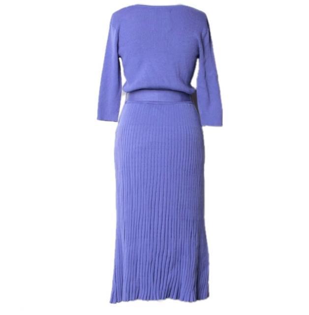 The Virgnia ベルト付き 七分袖 Vネック ロング ワンピース < ブランド The Virgnia ベルト付き 七分袖 Vネック ロング ワンピース < ブランドの