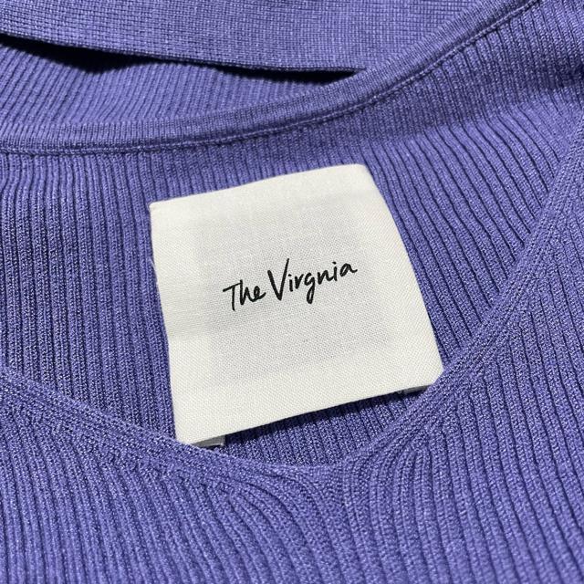 The Virgnia ベルト付き 七分袖 Vネック ロング ワンピース < ブランド The Virgnia ベルト付き 七分袖 Vネック ロング ワンピース < ブランドの