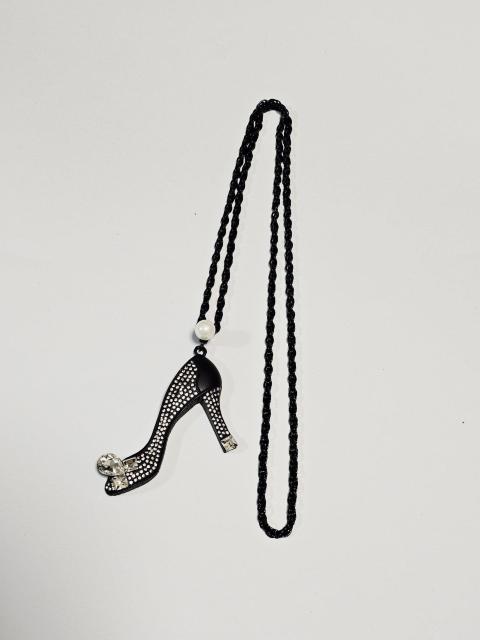 (215) ハイヒール ラインストーン ネックレス 黒 < 女性アクセサリー/時計 (215) ハイヒール ラインストーン ネックレス 黒 < 女性アクセサリー/時計の