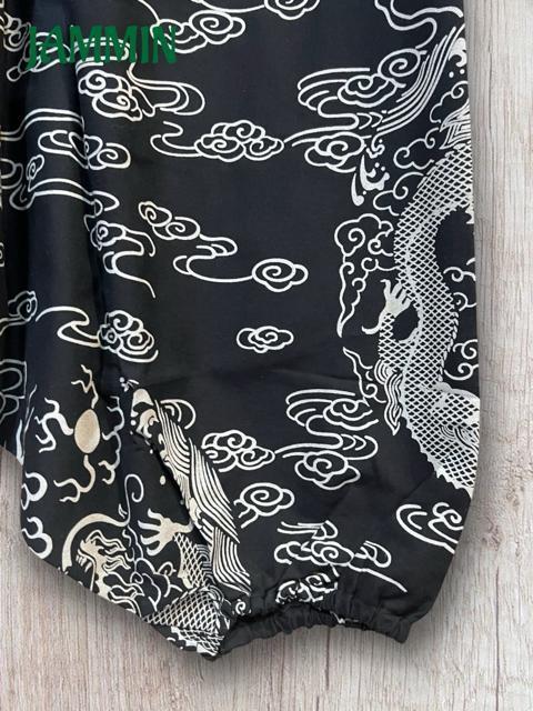 和柄サルエルパンツ サルエルパンツ アジアン エスニック 和柄 雲 龍 < 男性ファッション 和柄サルエルパンツ サルエルパンツ アジアン エスニック 和柄 雲 龍 < 男性ファッションの