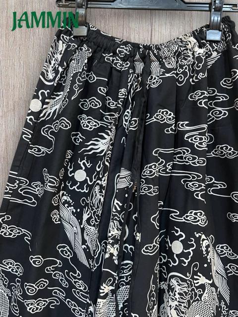 和柄サルエルパンツ サルエルパンツ アジアン エスニック 和柄 雲 龍 < 男性ファッション 和柄サルエルパンツ サルエルパンツ アジアン エスニック 和柄 雲 龍 < 男性ファッションの