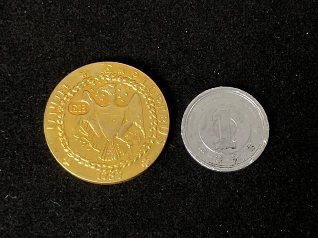 【超希少】アメリカ古銭 1787 ブラッシャー・ダブロン金貨 記念メダル 幻の硬貨 外国古銭 アンティーク コイン ゴールドカラー < ホビー 【超希少】アメリカ古銭 1787 ブラッシャー・ダブロン金貨 記念メダル 幻の硬貨 外国古銭 アンティーク コイン ゴールドカラー < ホビーの
