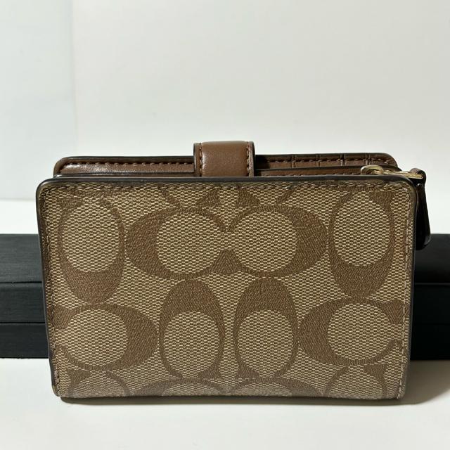 COACH �R�[�` �R���p�N�g���z �u���E�� PVC ���U�[ �V�O�l�`���[ �� �u�����h�� 