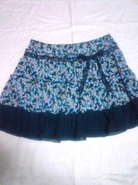 シフォン花柄レースリボン ヒラミニ フレアスカート新品アゲハお姉 激安 < 女性ファッション シフォン花柄レースリボン ヒラミニ フレアスカート新品アゲハお姉 激安 < 女性ファッションの