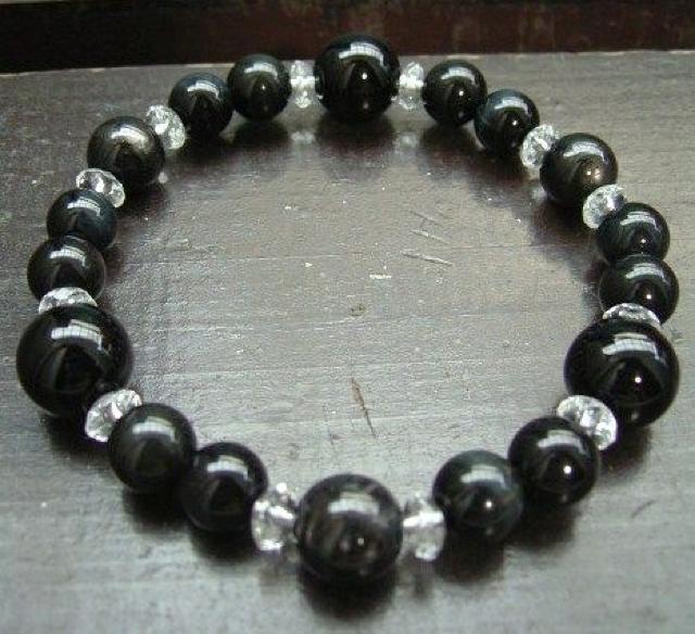 オニキスxハイパーシーンxオブシディアンxホークアイ < 男性アクセサリー/時計 オニキスxハイパーシーンxオブシディアンxホークアイ < 男性アクセサリー/時計の