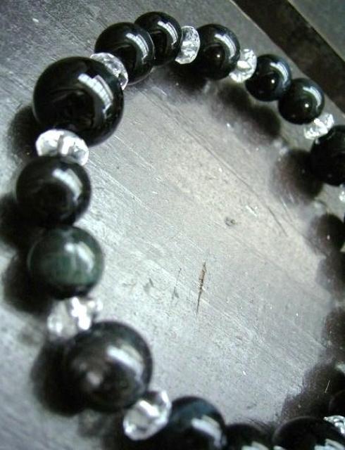 オニキスxハイパーシーンxオブシディアンxホークアイ < 男性アクセサリー/時計 オニキスxハイパーシーンxオブシディアンxホークアイ < 男性アクセサリー/時計の