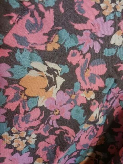 *シックな花模様 poチュニック* M 新品 < 女性ファッション *シックな花模様 poチュニック* M 新品 < 女性ファッションの