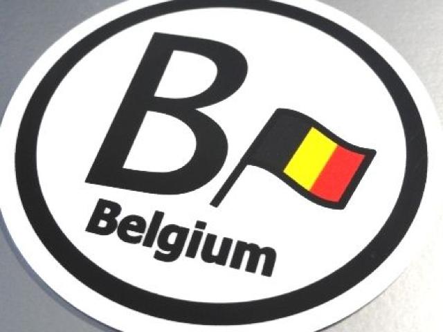 ○円形 ベルギー国旗ステッカービークルID国識別シール < レジャー/スポーツ ○円形 ベルギー国旗ステッカービークルID国識別シール < レジャー/スポーツの