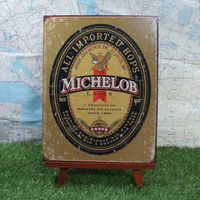 新品【ブリキ看板】Michelob/ミケロブ Lager レトロラベル < ホビー  新品【ブリキ看板】Michelob/ミケロブ Lager レトロラベル  < ホビーの