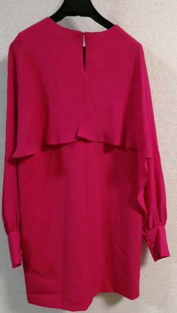 特価★品薄ザラ未使用に近いワンピースチュニック体型カバー上品レッド大活躍品薄レア < 女性ファッション  特価★品薄ザラ未使用に近いワンピースチュニック体型カバー上品レッド大活躍品薄レア < 女性ファッションの